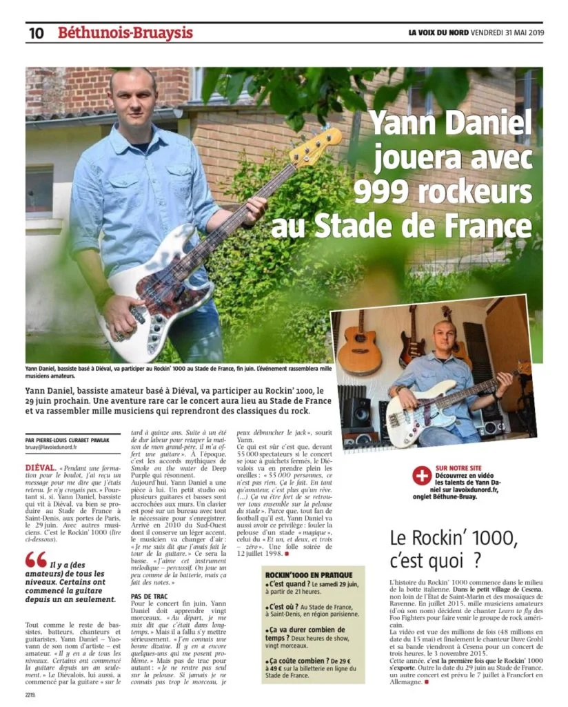 Interview par La Voix du Nord