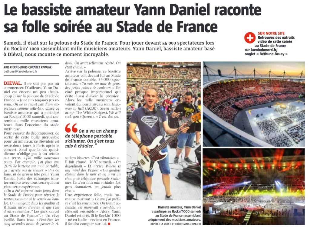 Retour sur l'un des plus grands moments de ma vie