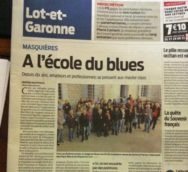 Yaovann au Stage Music Blues de Tournon-d'Agenais